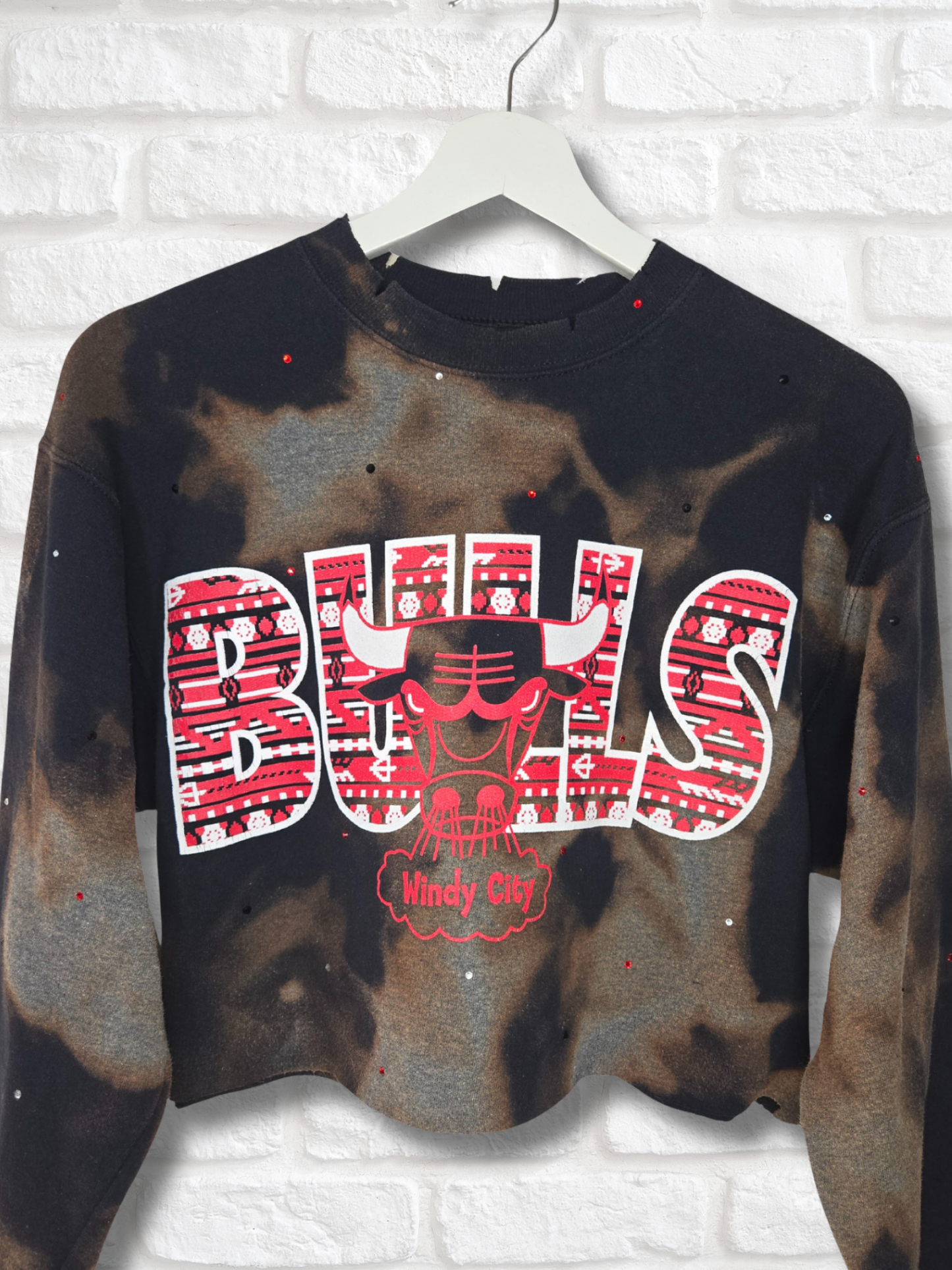 Chicago Bulls Crop Sweatshirt