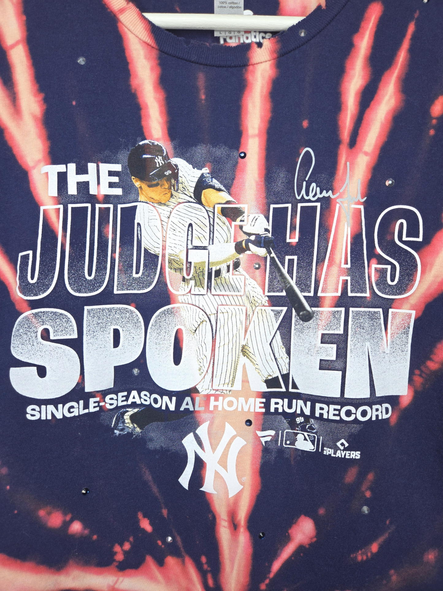New York Yankees Crop Top -Large