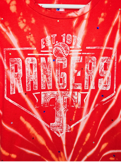Texas Rangers Crop Top- XL