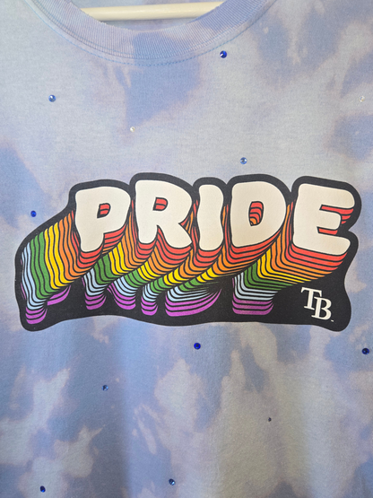 Tampa Bay Rays Pride Crop Top - XL