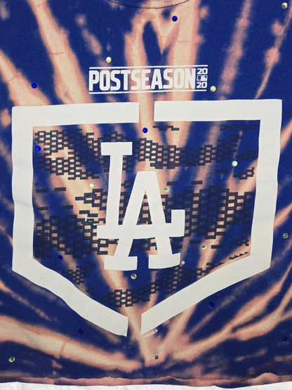 Los Angeles Dodgers Crop Top  - Small
