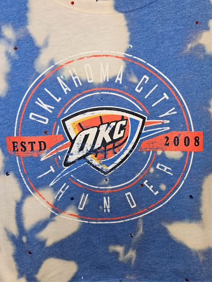 OKC Thunder Crop Top - Medium