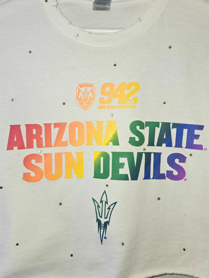 Arizona Sun Devils Pride Crop Top - Medium