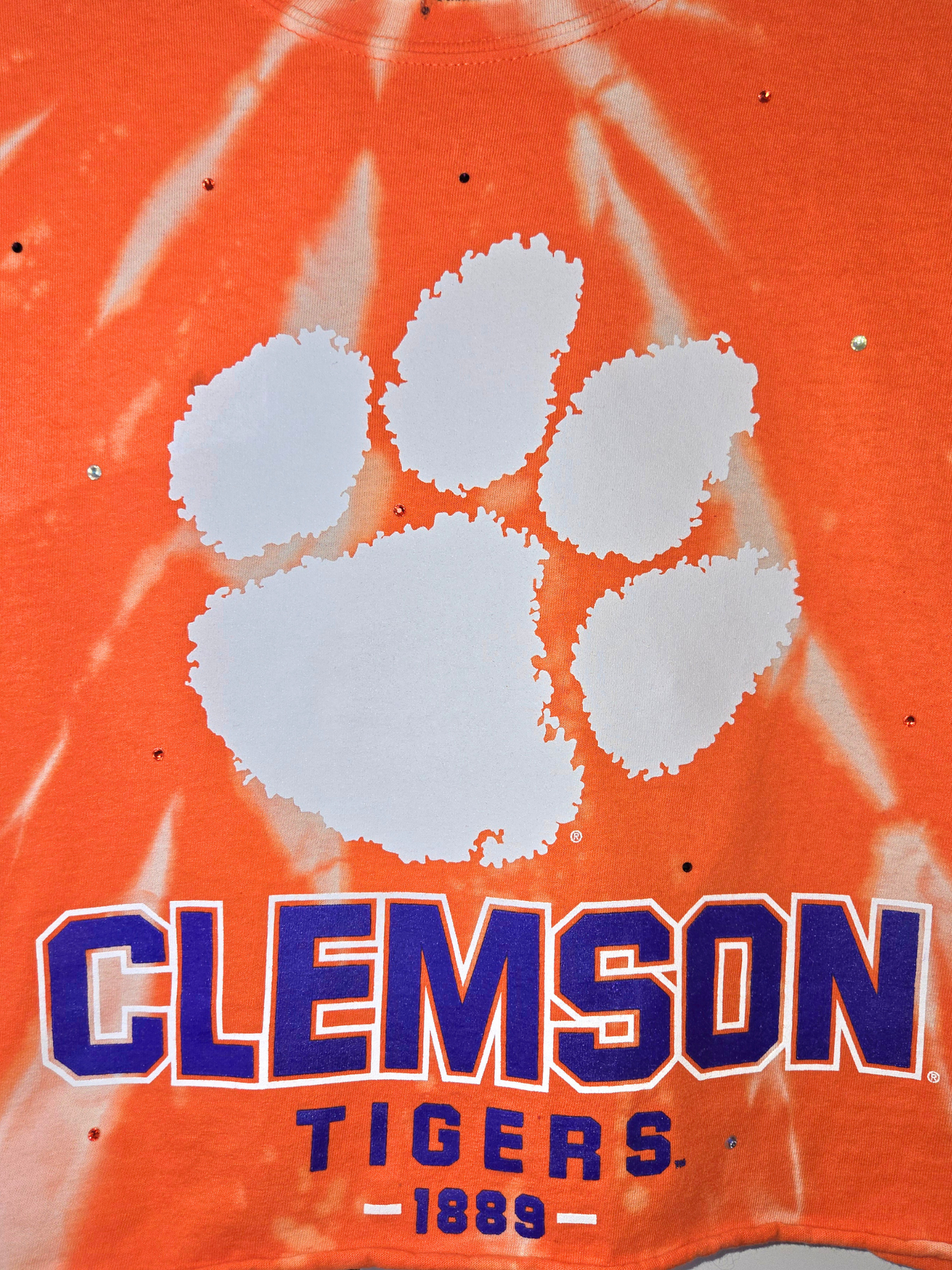 Clemson Tigers Crop Top- Large