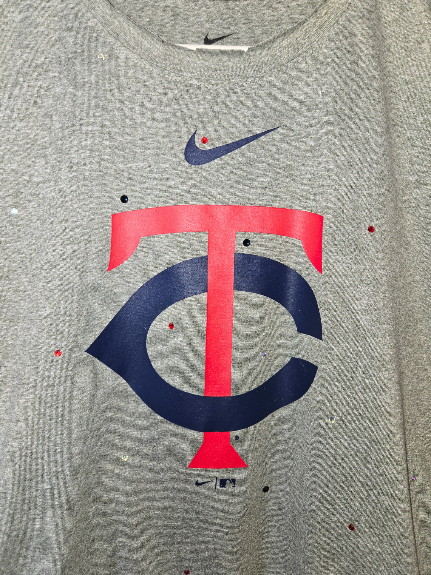 Minnesota Twins Ruffle Crop Top - Large
