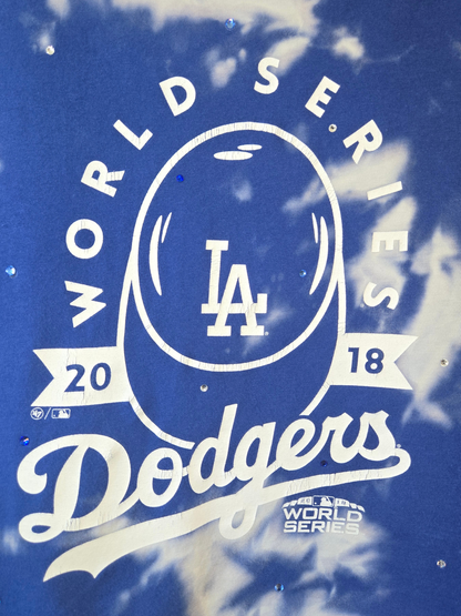 Los Angeles Dodgers Crop Top  - Large