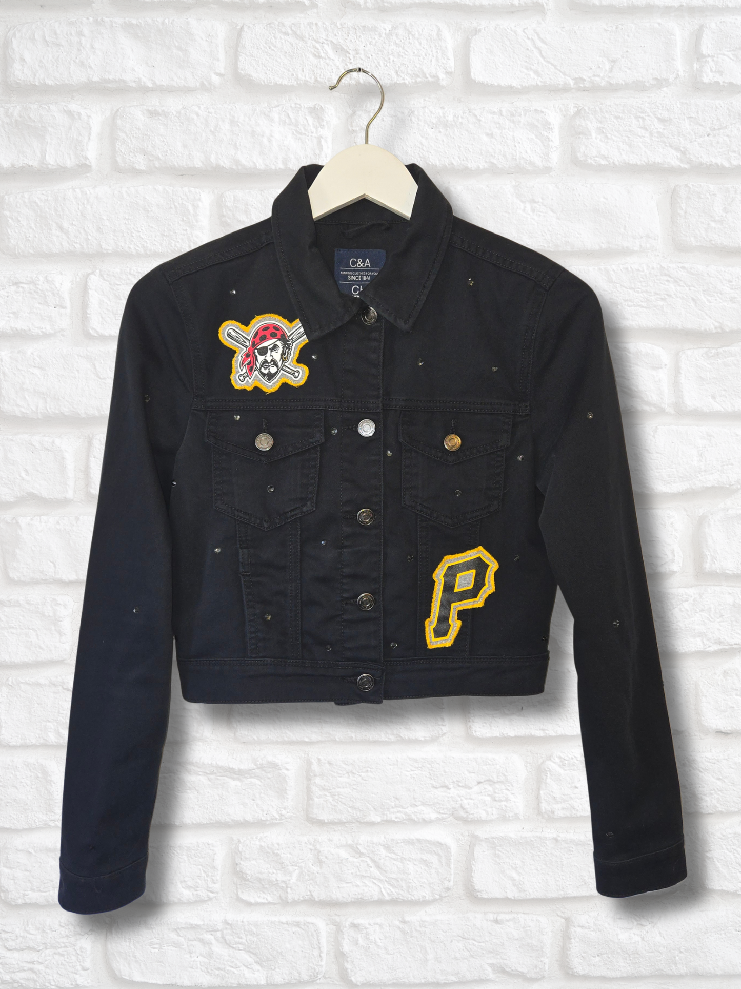 Pittsburgh Pirates Crop Jacket- XS/S