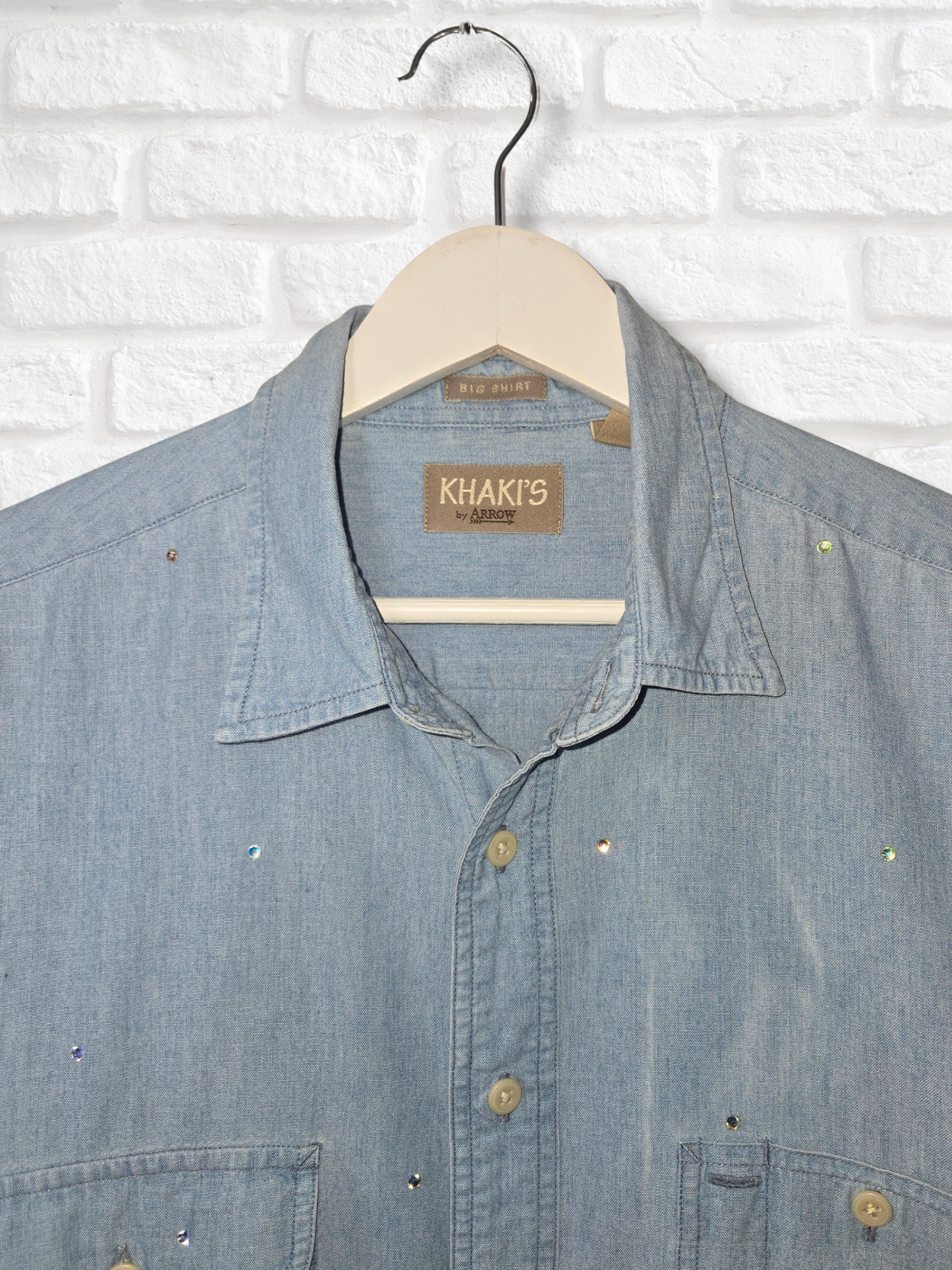 Los Angeles Dodgers Crop Button-up - XL