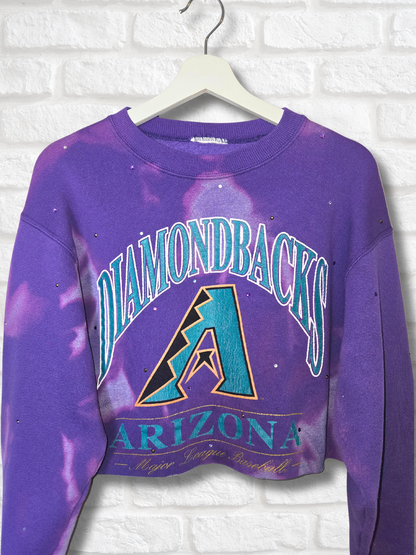 Arizona Diamondbacks Crop Sweatshirt- Medium/Large