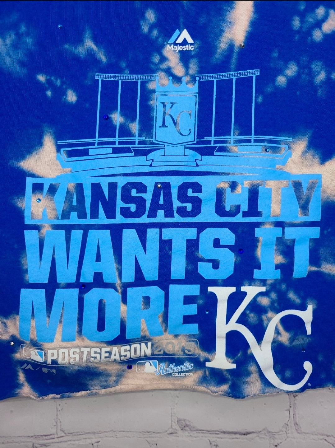 Kansas City Royals Crop Top- Small