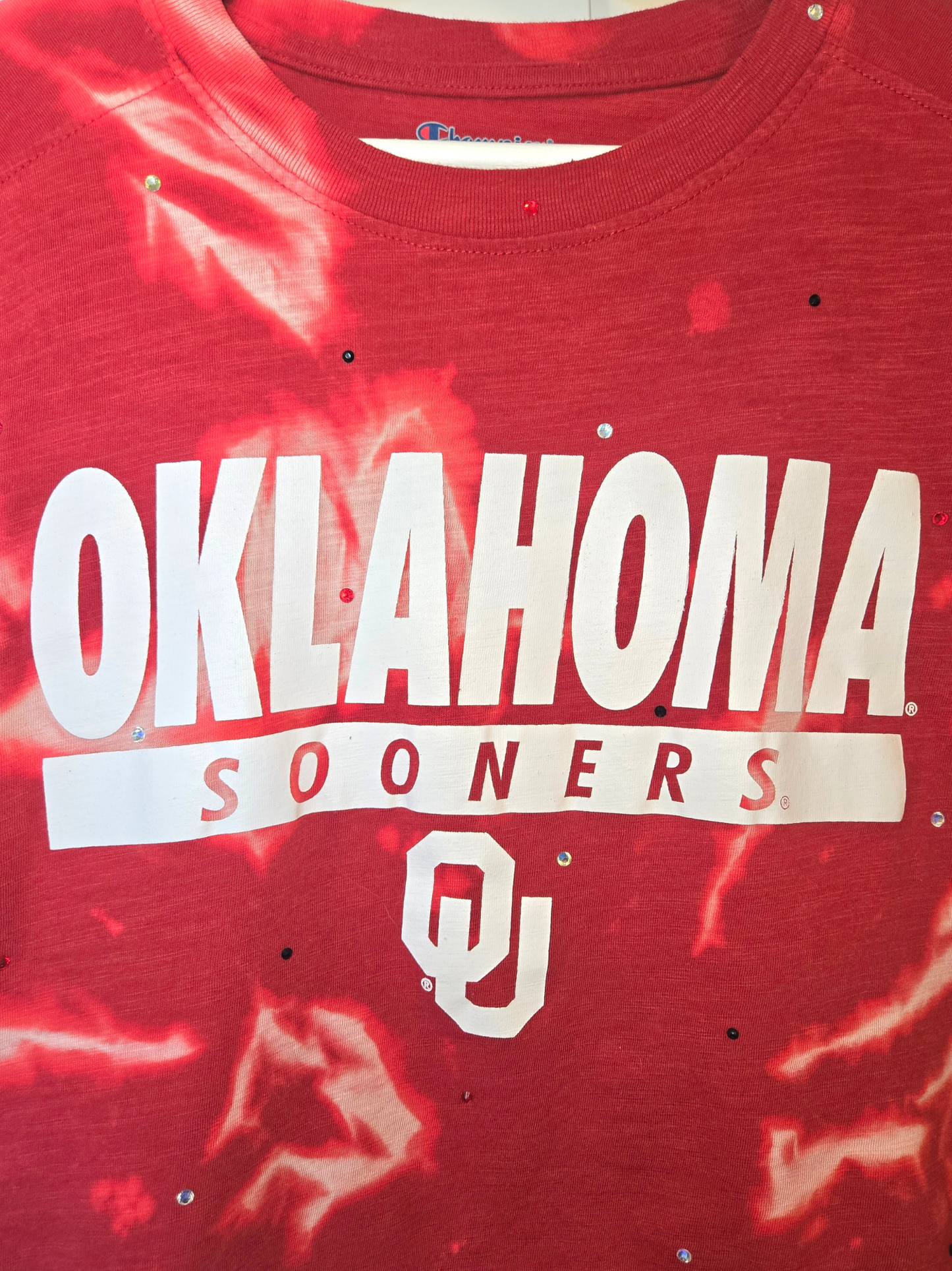 Oklahoma Sooners Crop Top- Large