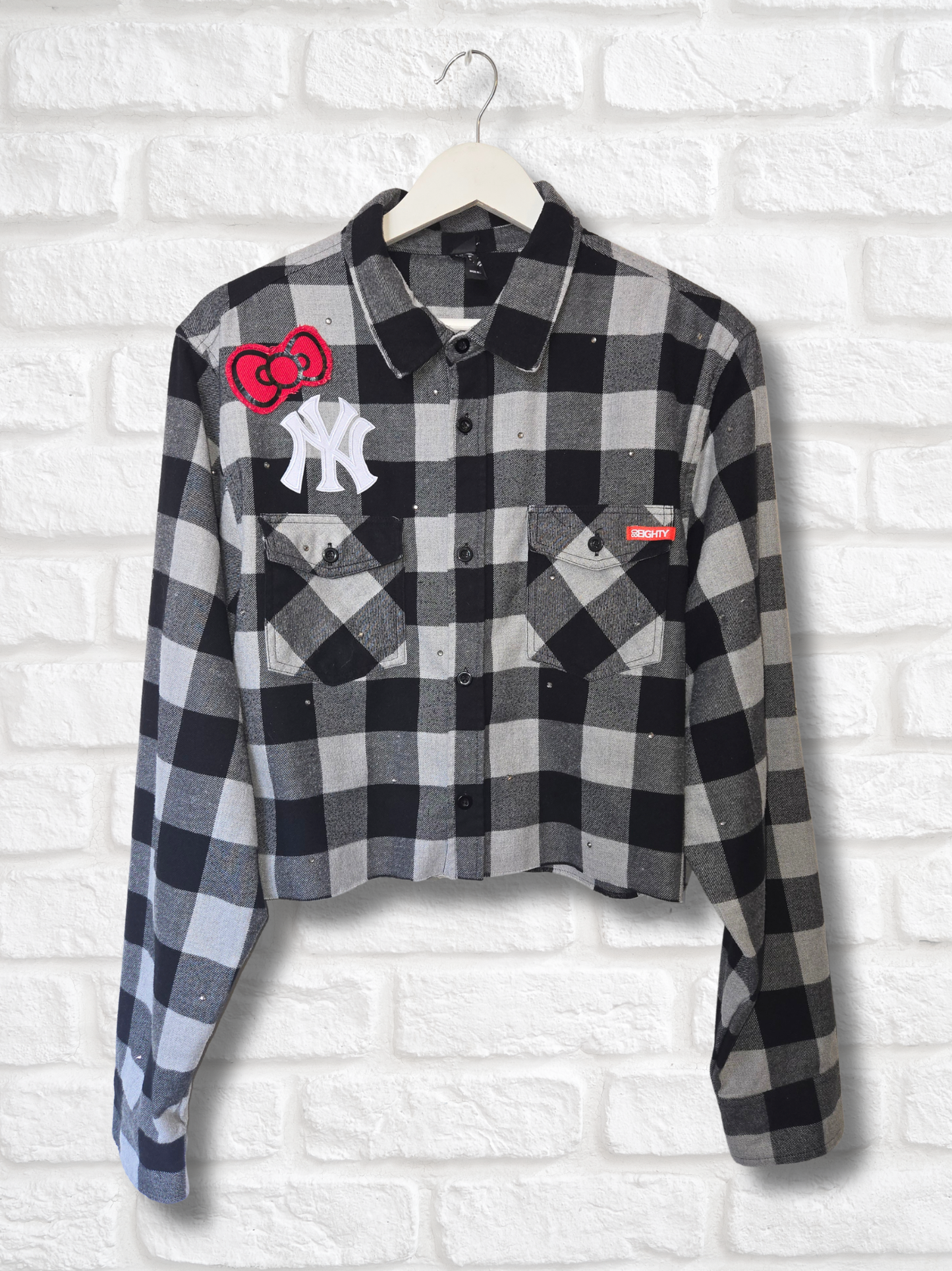 Yankees HK Crop Flannel- Large