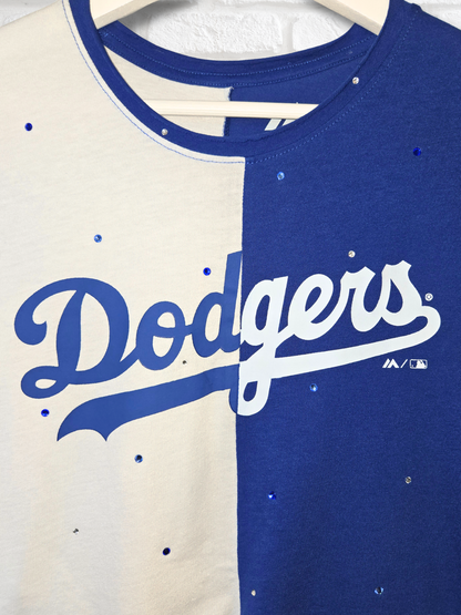 Los Angeles Dodgers Crop Top- Small