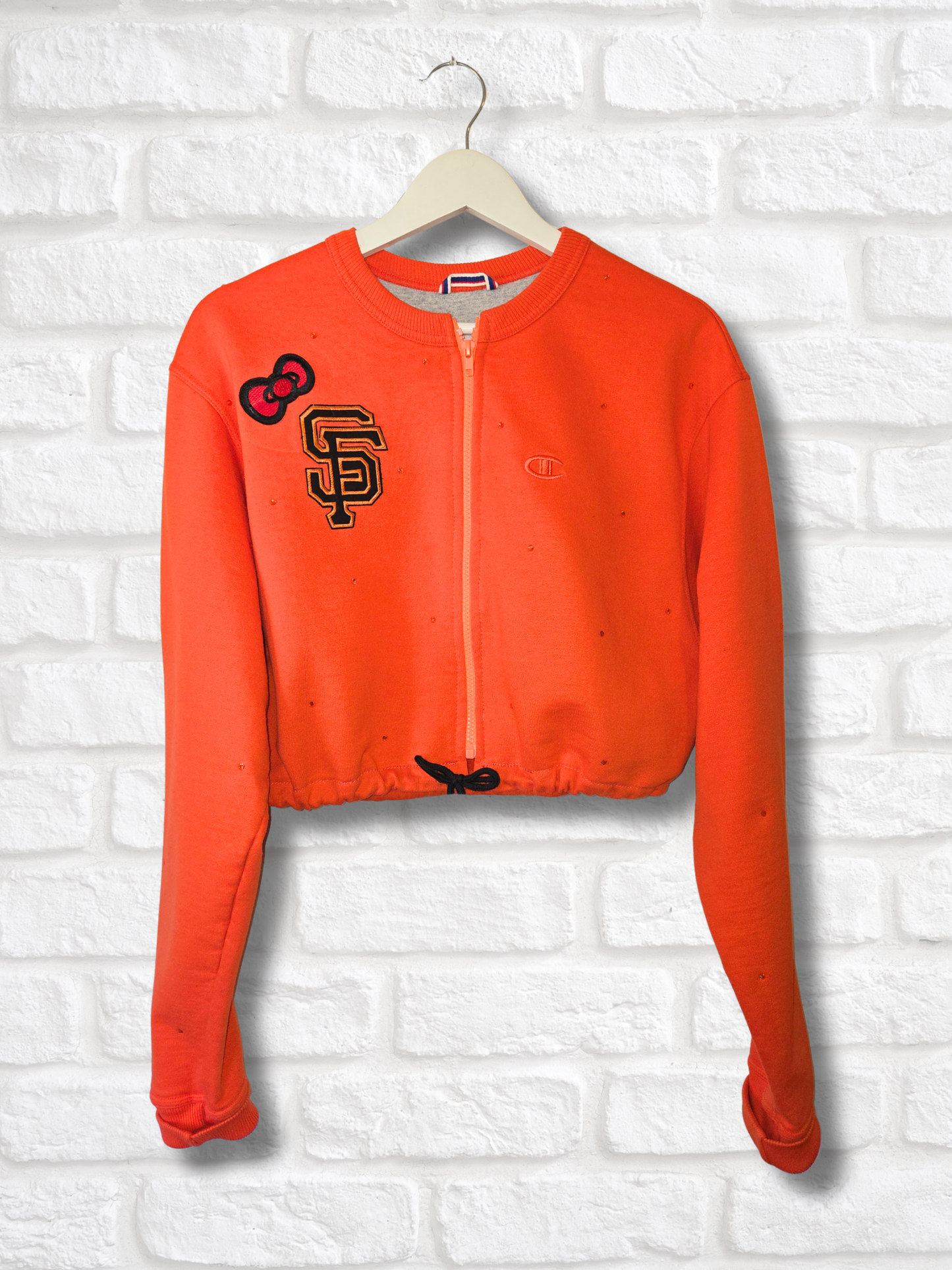 San Francisco Giants HK Crop Zip-Up Sweatshirt- Medium