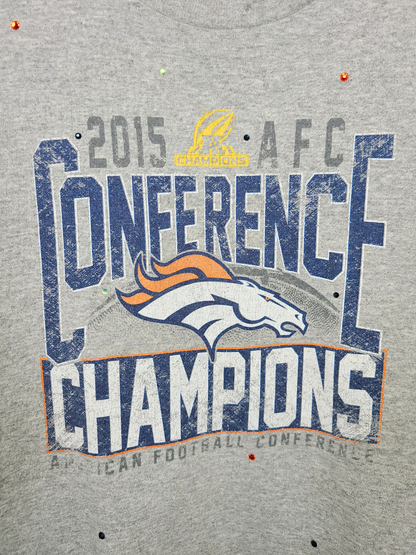 Denver Broncos Crop Top- XL