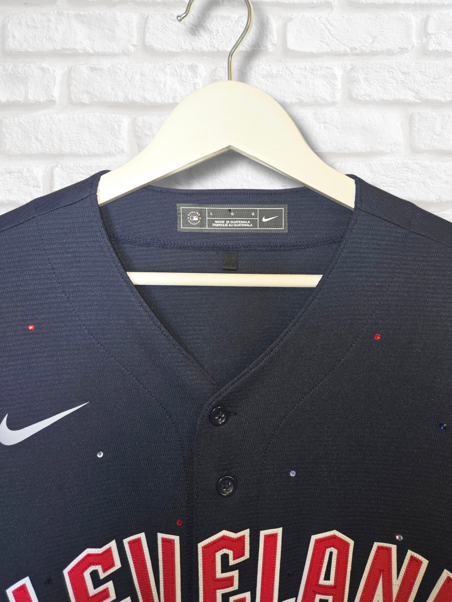 Cleveland Guardians Crop Jersey- Large