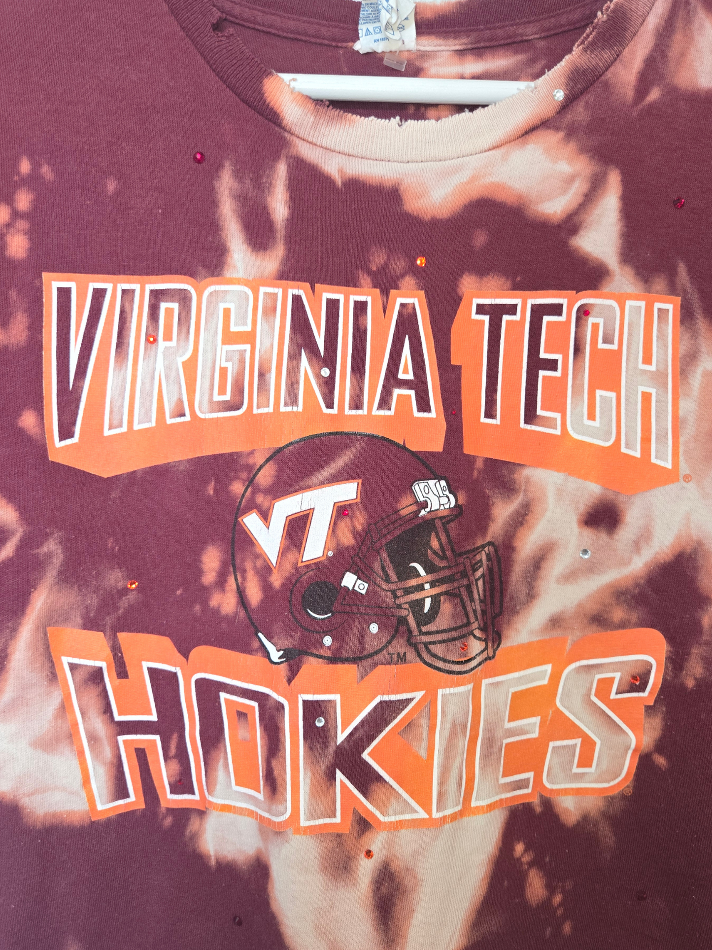 Virginia Tech Hokies Crop Top-  Large