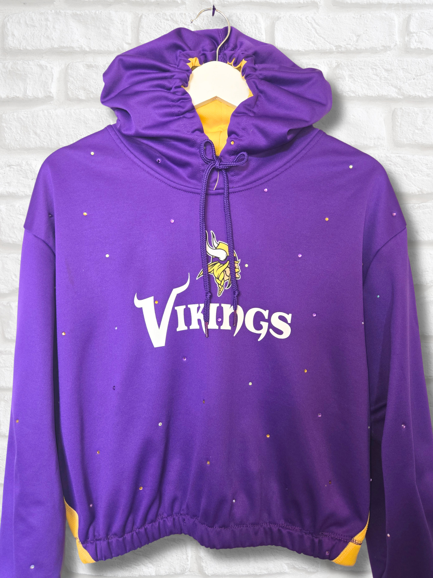 Minnesota Vikings Crop Hoodie