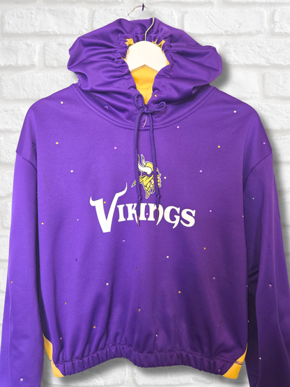 Minnesota Vikings Crop Hoodie