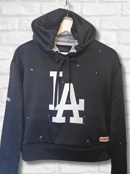 Los Angeles Dodgers Crop Hoodie