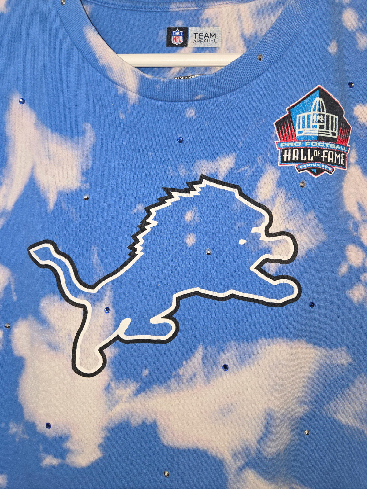 Detroit Lions Crop Top-Medium