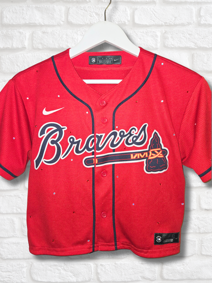 Atlanta Braves Crop Jersey- Small