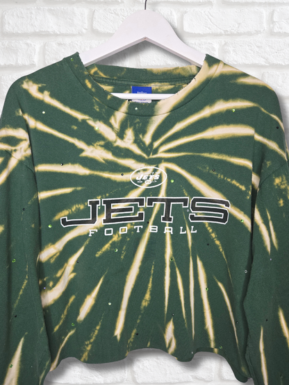 New York Jets Crop Top- Large