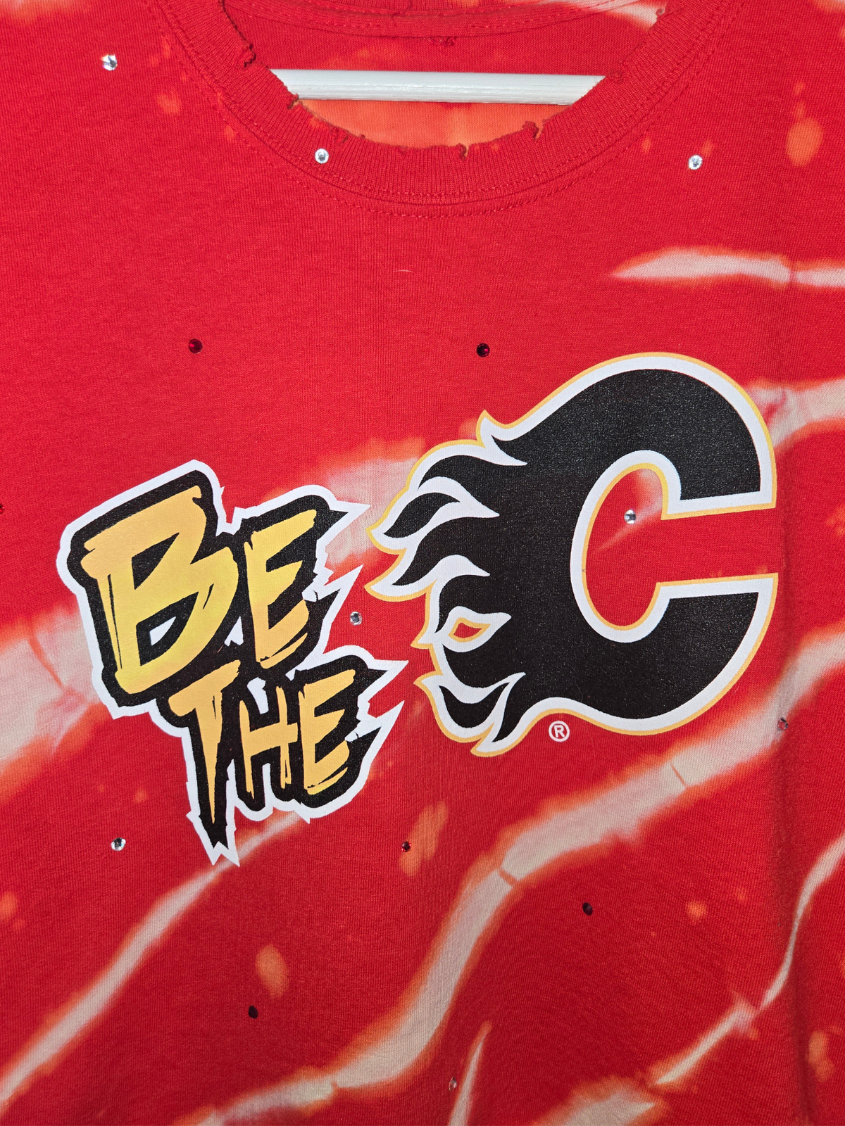 Calgary Flames Crop Top- Large