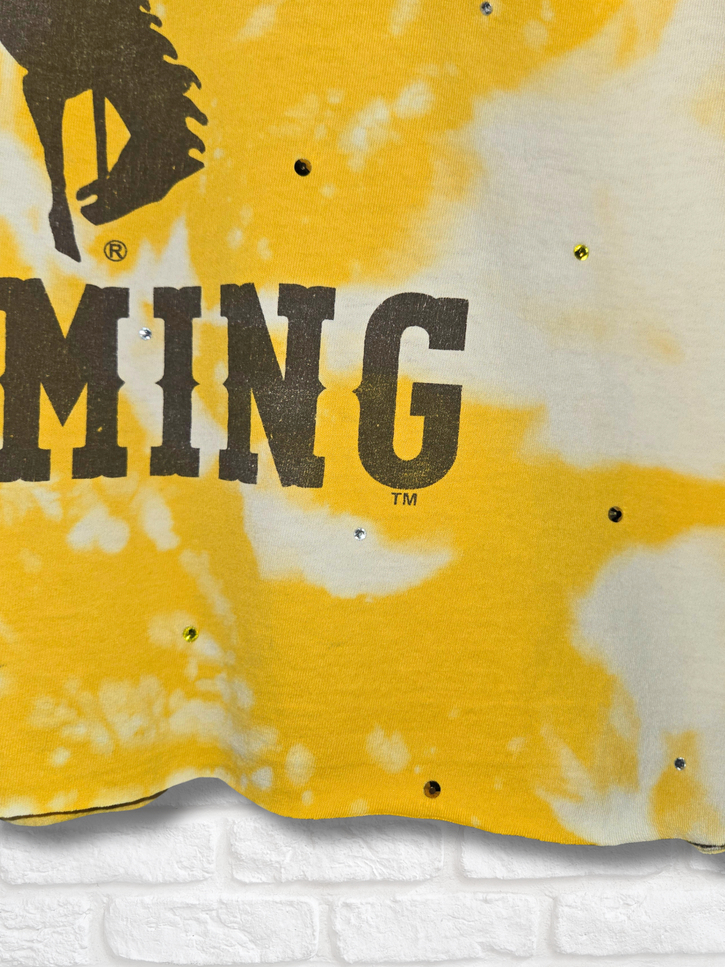 Wyoming Cowboys Crop Top- Large