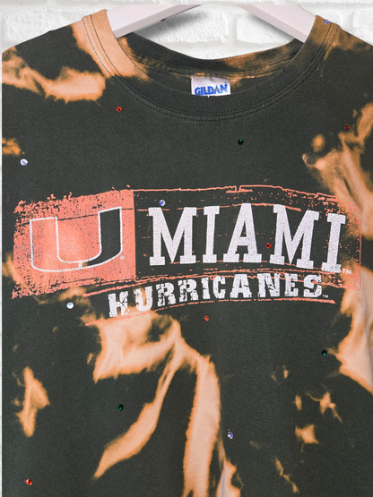 Miami Hurricanes Crop Top- Medium