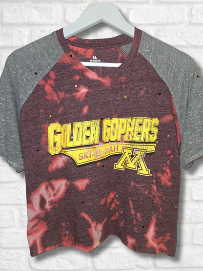 Minnesota Golden Gophers Crop Top- Large