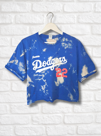 Los Angeles Dodgers Crop Top  - Large