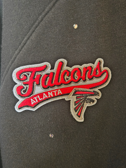 Atlanta Falcons Crop Zip-Up Sweatshirt- Large/XL