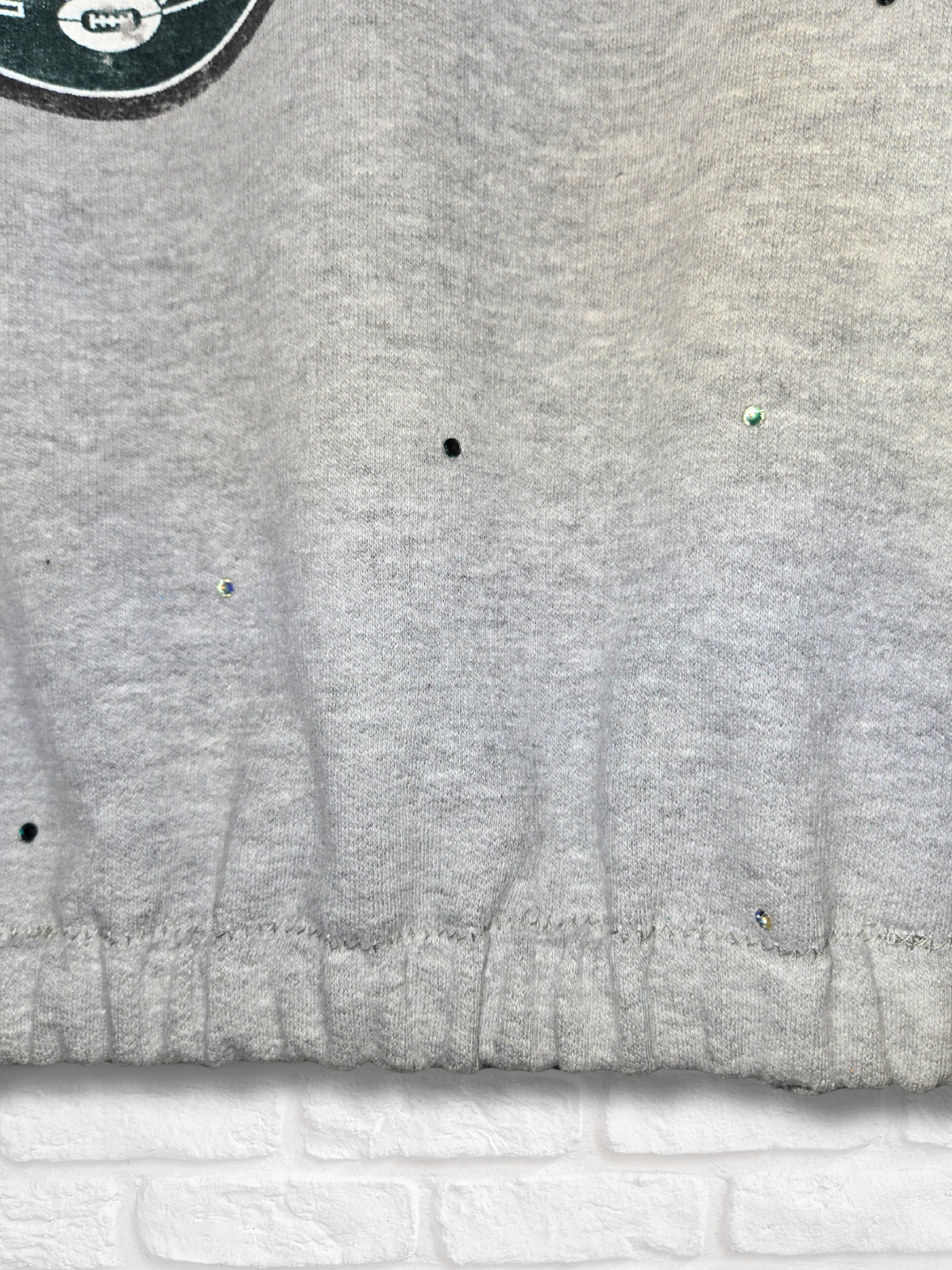 New York Jets Crop Hoodie- Large