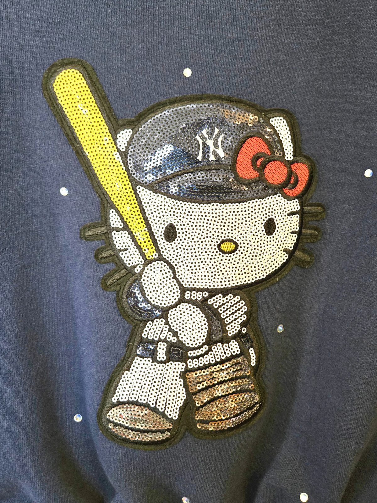 New York Yankees HK Crop Zip-Up Sweatshirt