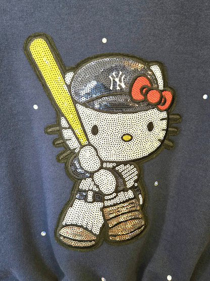 New York Yankees HK Crop Zip-Up Sweatshirt