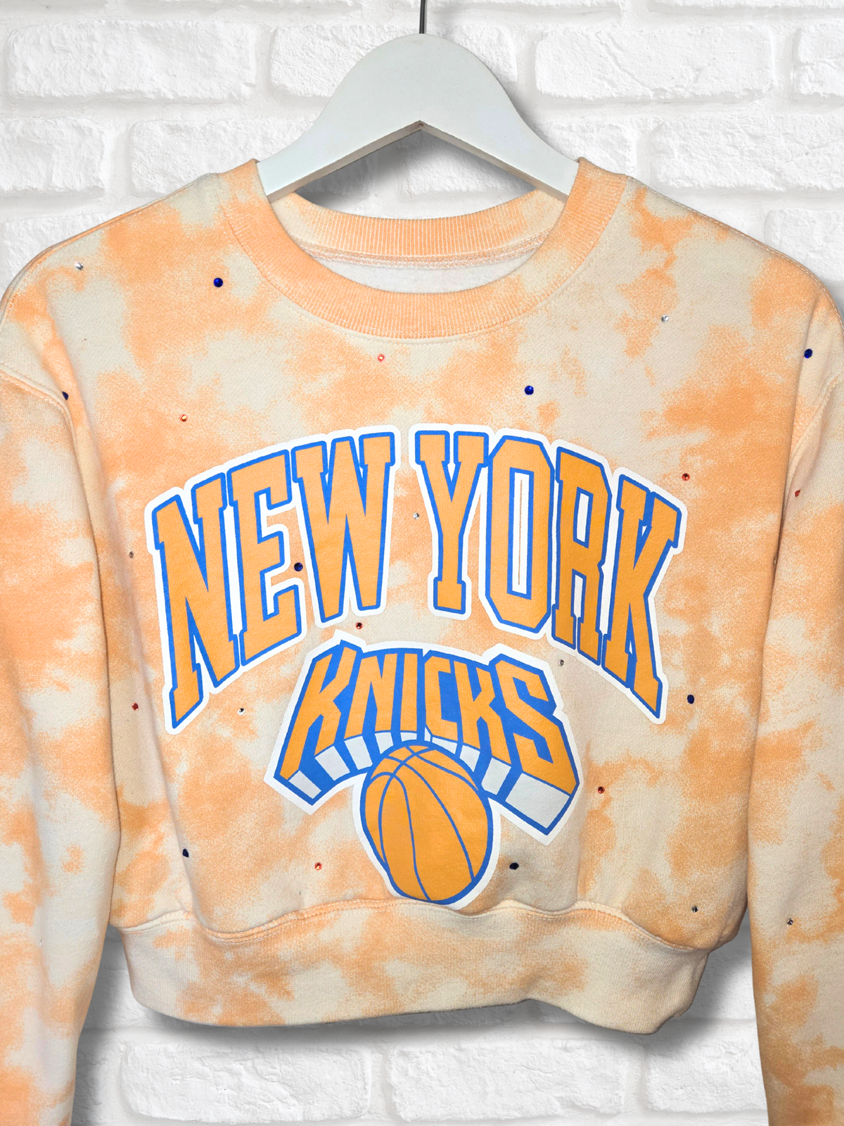 New York Knicks Crop Sweatshirt- Small