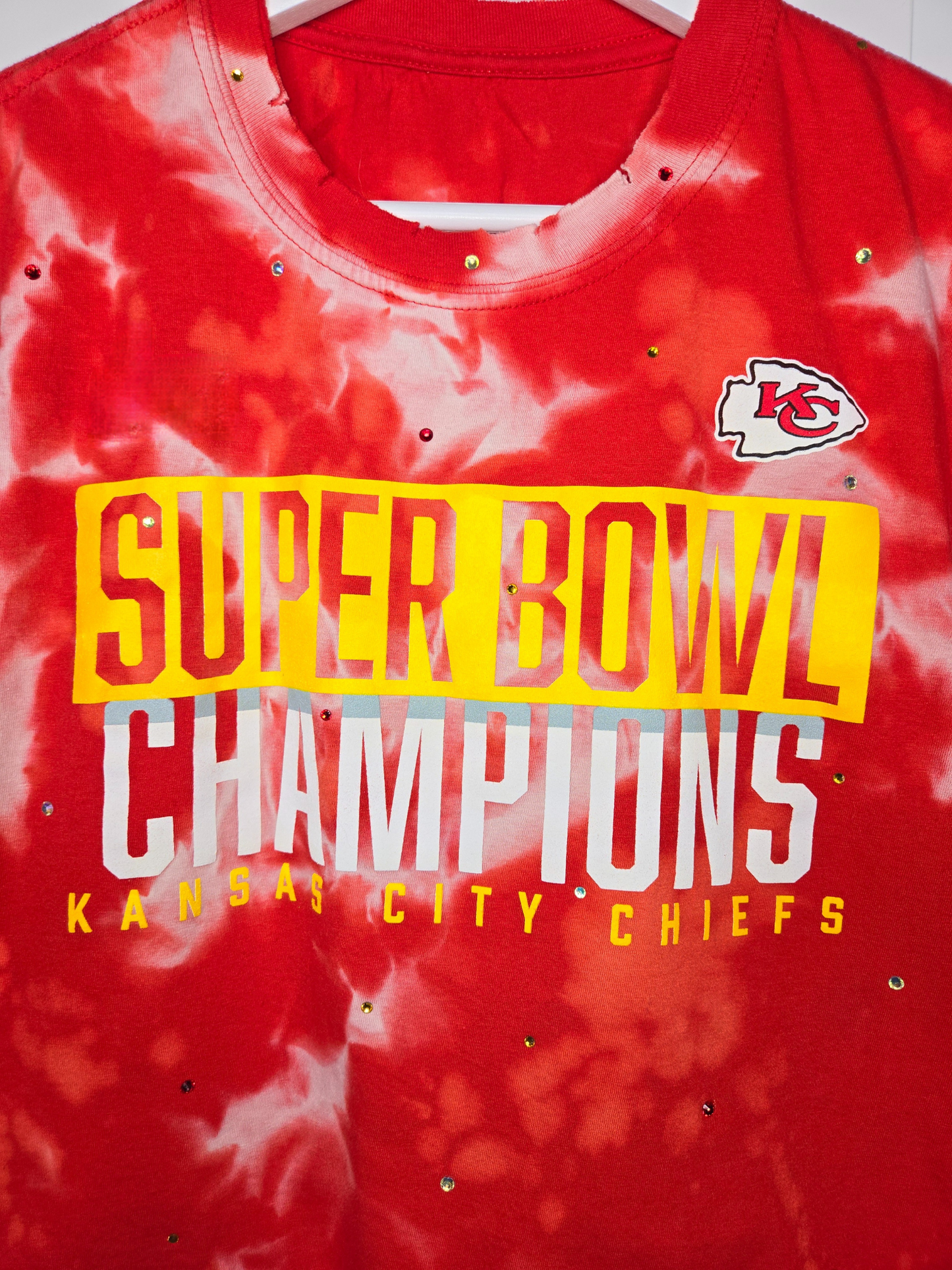 Kansas City Chiefs Crop Top- Medium