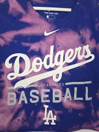 Los Angeles Dodgers Crop Top- Small