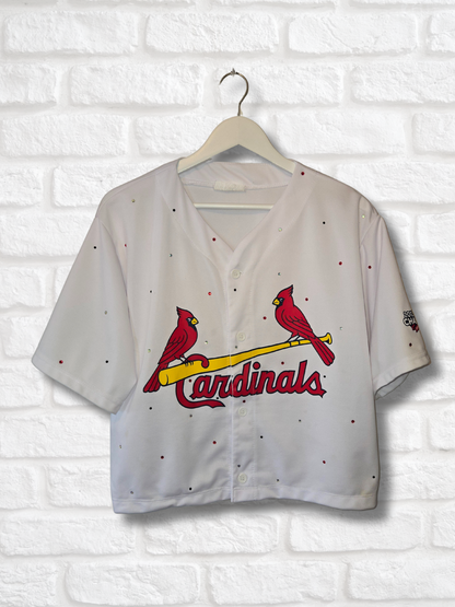 St. Louis Cardinals Crop Jersey- XL