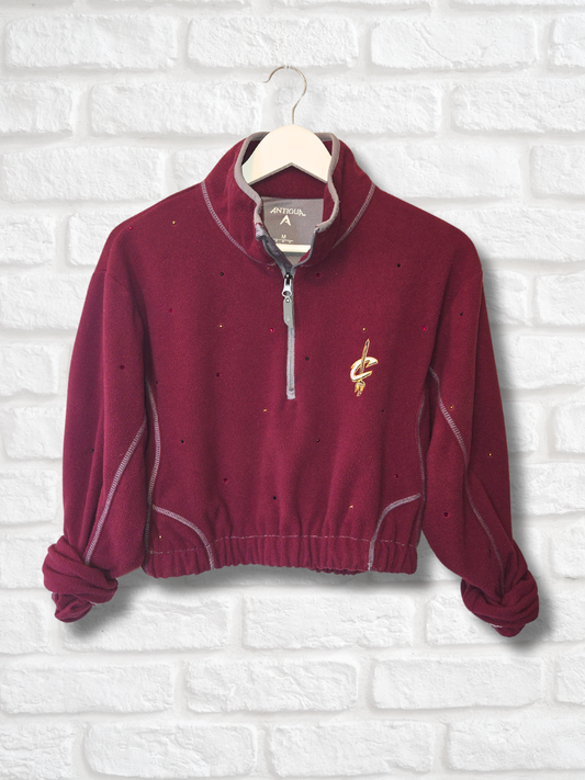 Cleveland Cavaliers Crop Sweatshirt - Medium