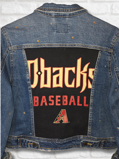 Arizona Diamondbacks Rhinestone Crop Jacket