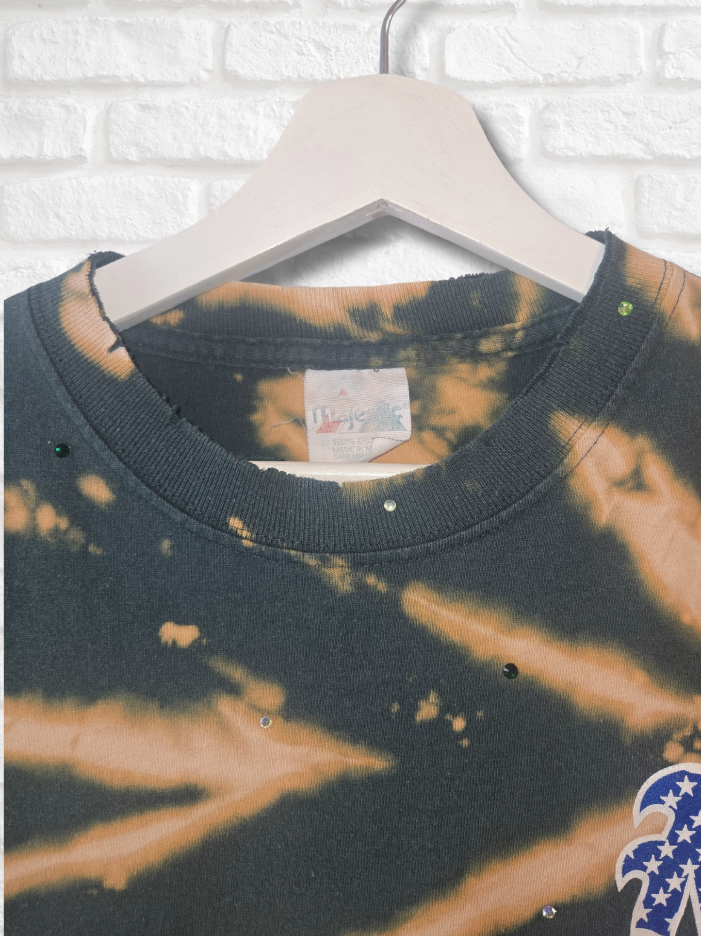 Vegas Athletics Stars & Stripes Crop Top- Large