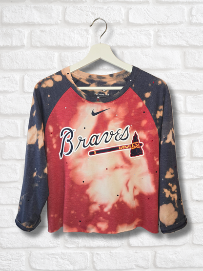 Atlanta Braves Crop Top- Large