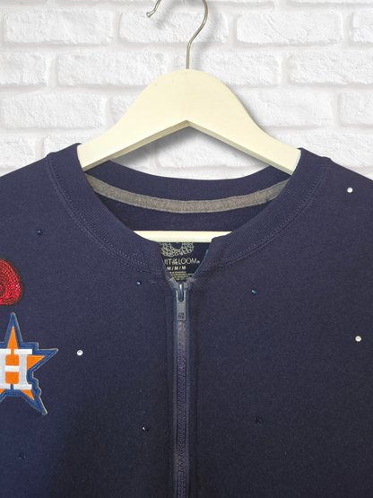 Astros HK Crop Zip-Up Sweatshirt