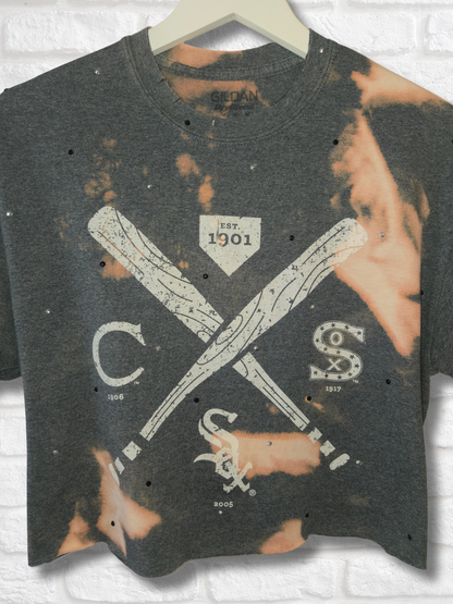 Chicago White Sox Crop Top- Medium