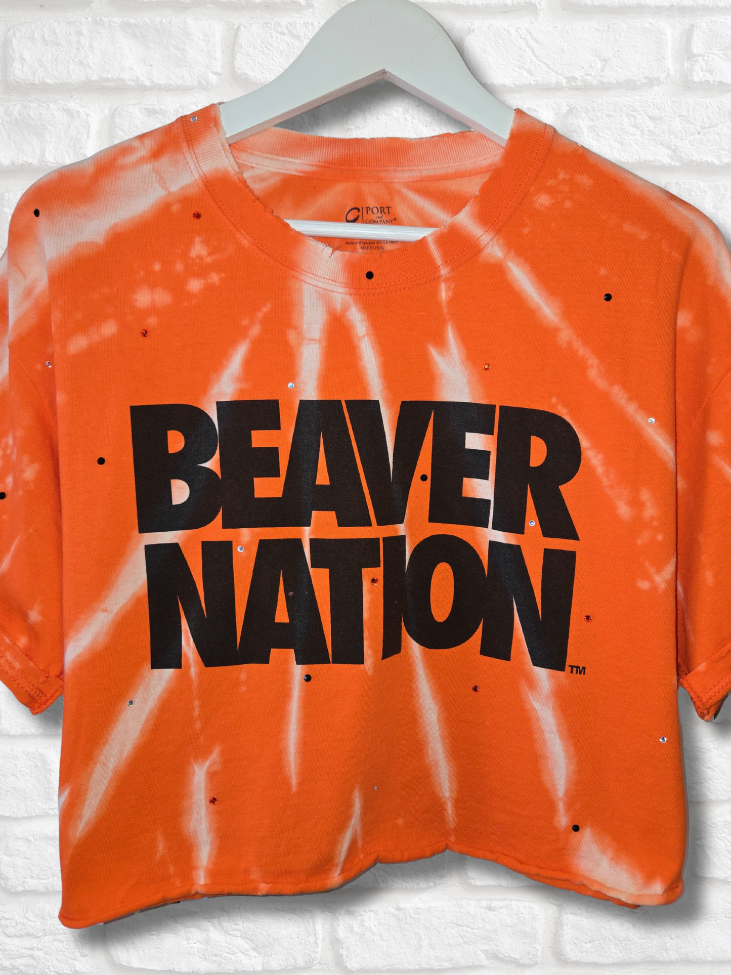 Oregon State Beavers Crop Top- Large