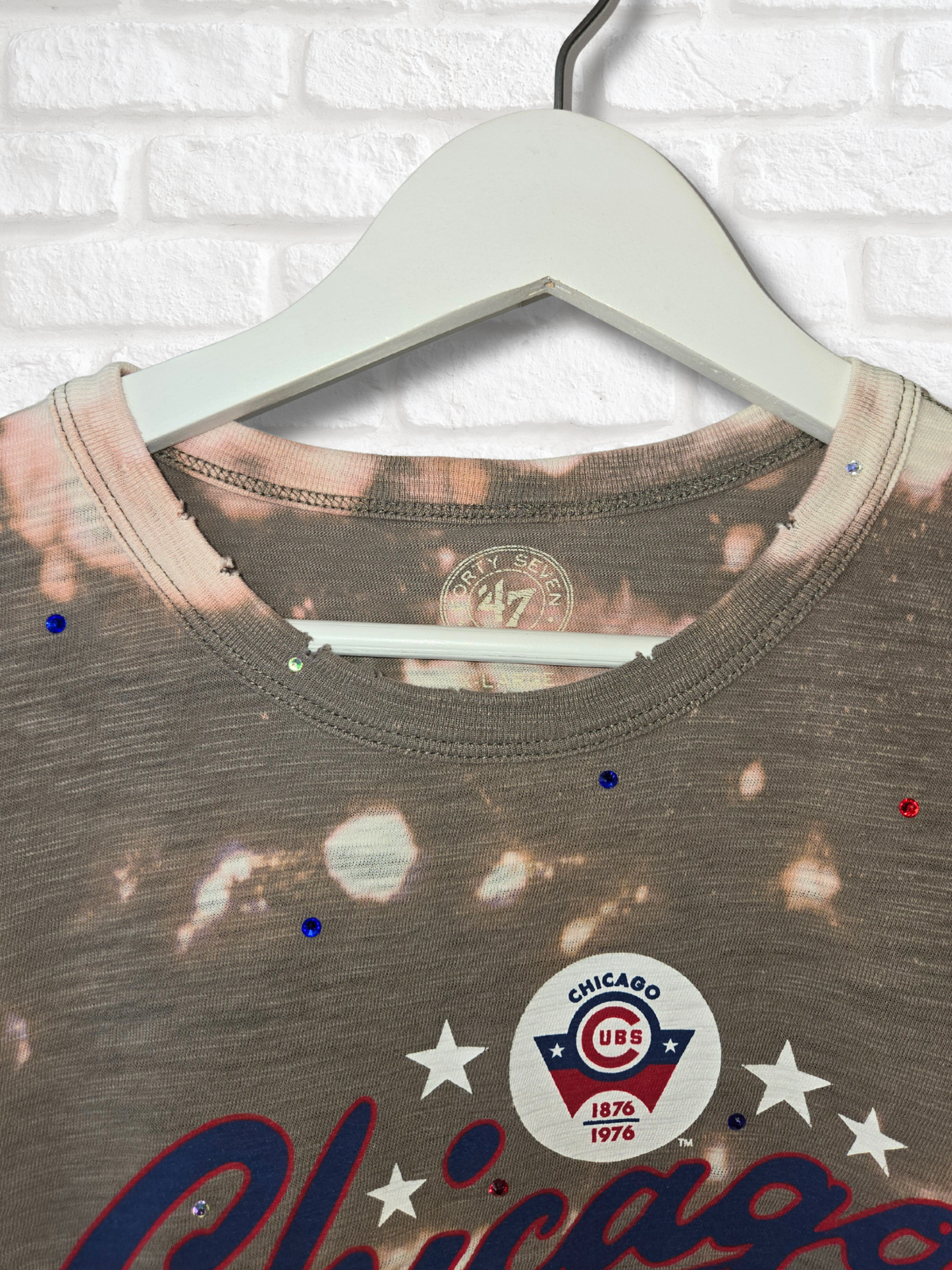 Chicago Cubs Crop Top- Large