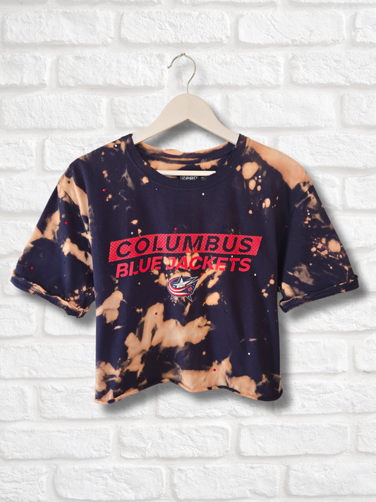 Columbus Blue Jackets Crop Top
