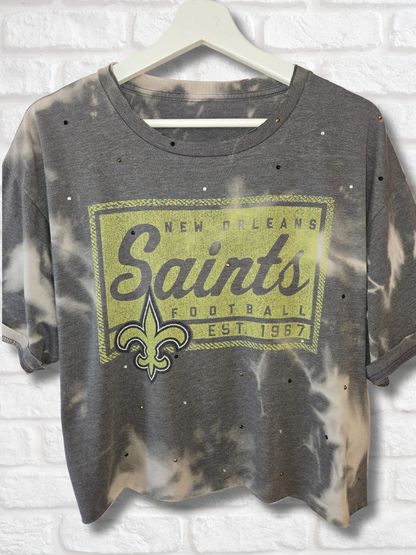 New Orleans Saints Crop Top